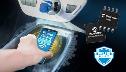 Microchip Offers Secure Key Services for Qi 1.3 Wireless Charging