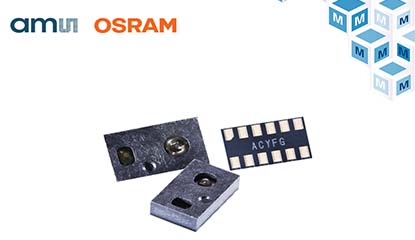 Mouser Offers ams OSRAM Time-of-Flight Sensors