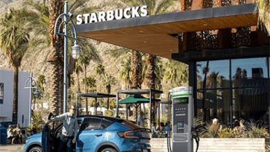 Volvo Starbucks EV Charging
