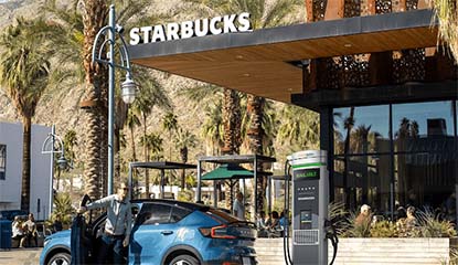 Volvo & Starbucks to Develop Public EV Charging Network