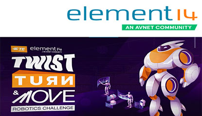 element14 Announces Twist, Turn and Move Robotics Design Challenge