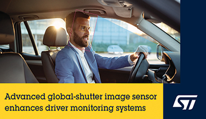STMicroelectronics’ Advanced Global-Shutter Image Sensor for DMSs