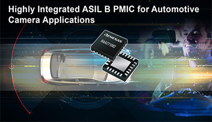 New PMIC Simplifies Power Supply Design for Automotive Camera Applications