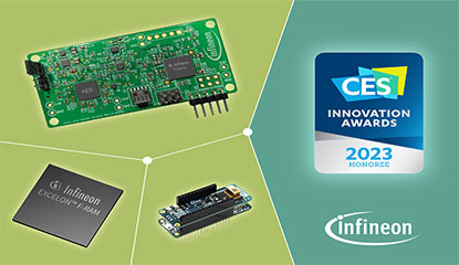 Innovation Awards Honoree for EXCELON™ F-RAM, XENSIV™ CSK & Smart Alarm System
