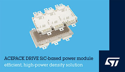 ST’s New Silicon-Carbide Power Modules for Electric Vehicles