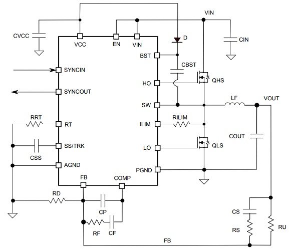 Typical Application Circuit Schematic