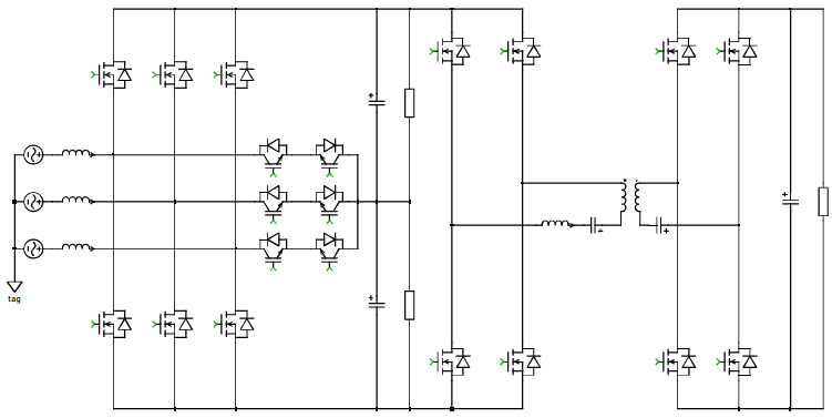 Figure 8: Bi-directional DC EV charger topology B