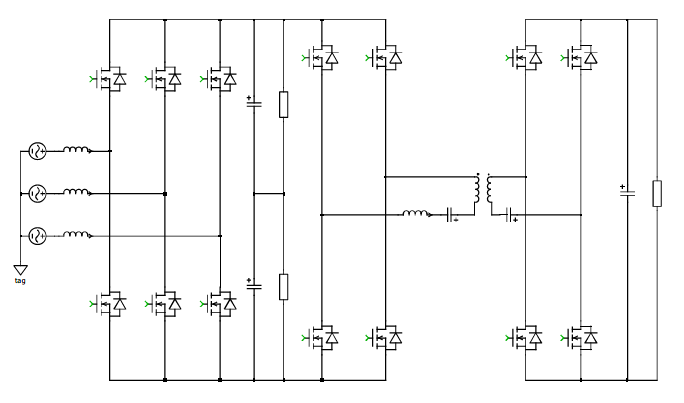 Figure 9: Bi-directional DC EV charger topology C